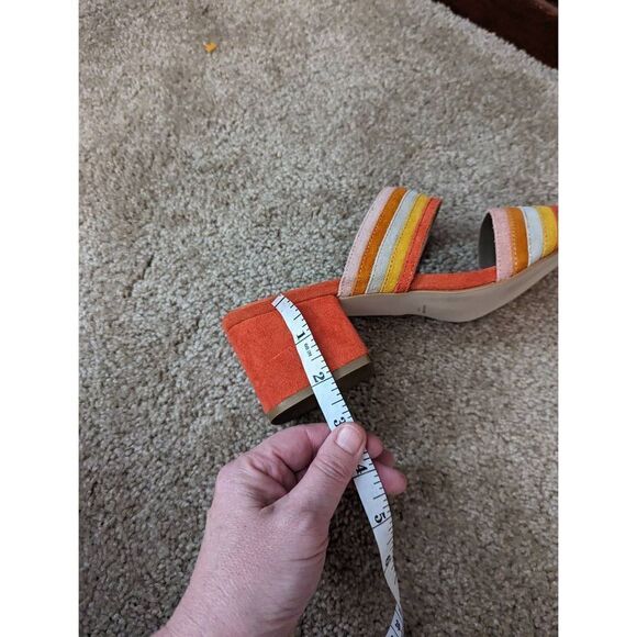 Matisse Bonita multicolored suede open toe sandals sz 9m new no box - Picture 5 of 5